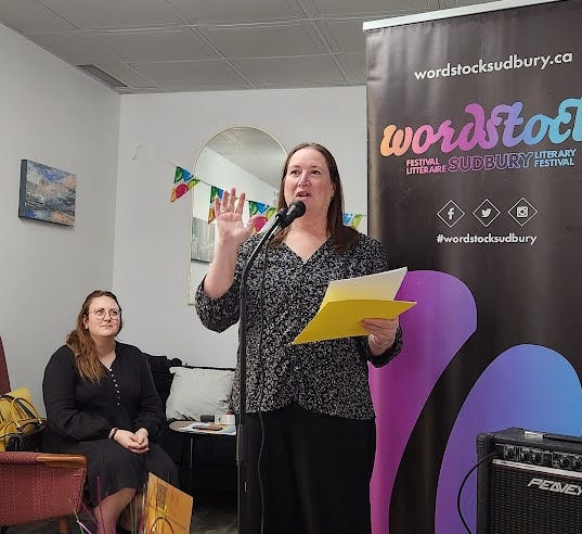 Heather Campbel and Kyla Heyming announce the 2024 Wordstock Sudbury lineup.