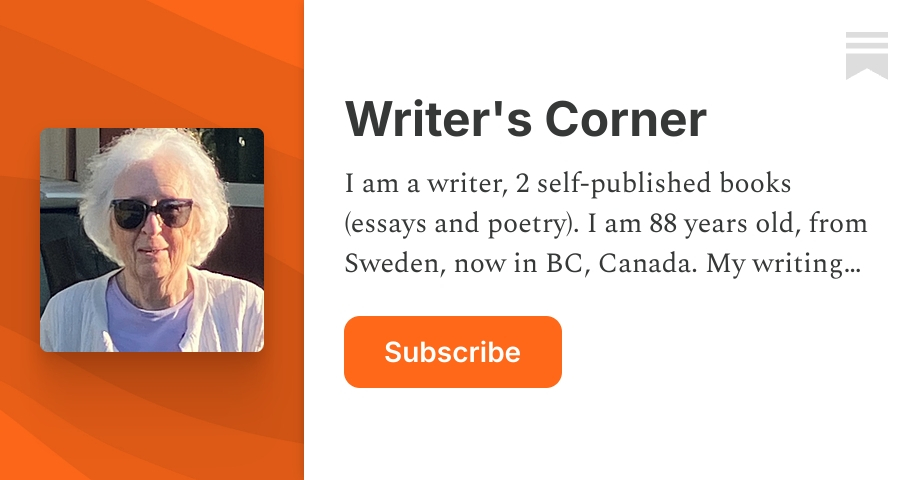 Writer's Corner | Substack