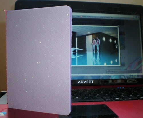 Glitter Card Notebook Glitter Card Notebook