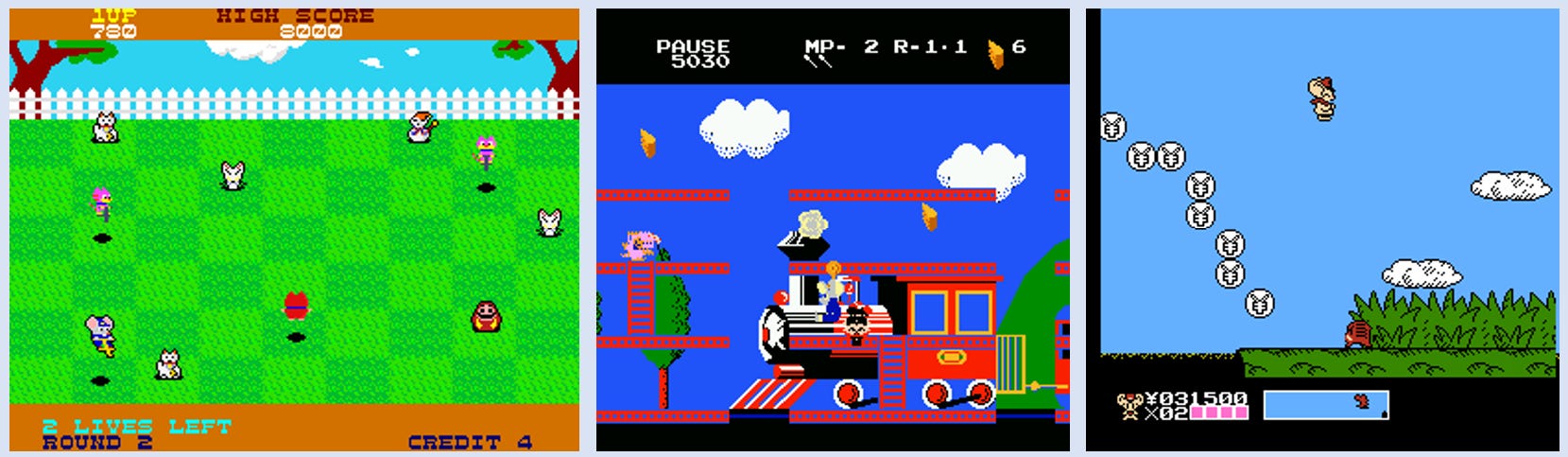 The Classic Arcade and Console Era (1972-1989) - Mappy