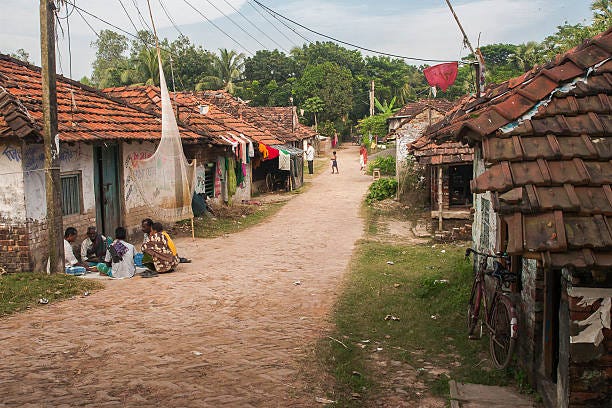 Life In Rural India Stock Photo - Download Image Now - India, Village,  Rural Scene - iStock
