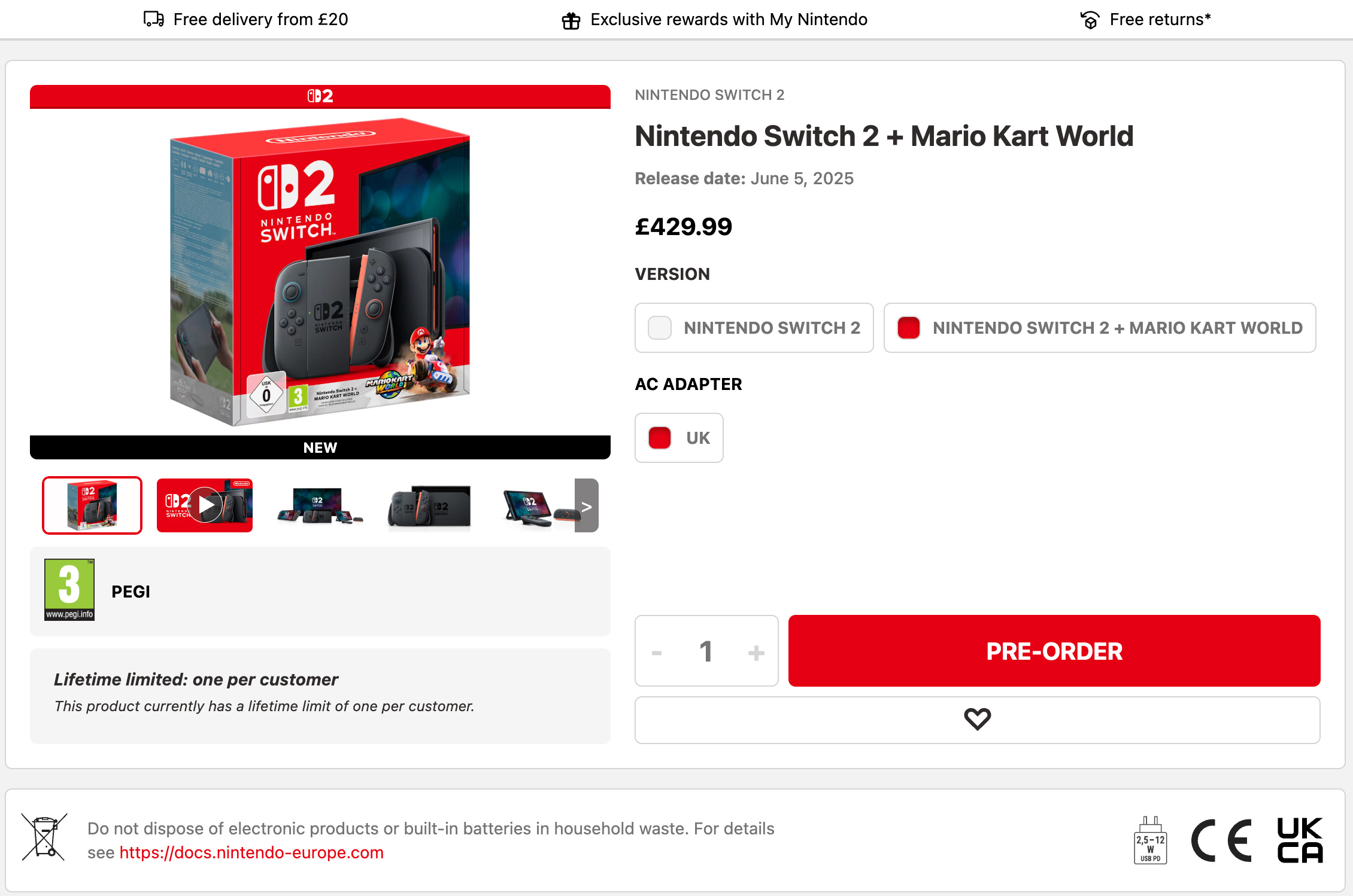 Nintendo Switch 2 pre-order update: more UK stock arrives, but what ...