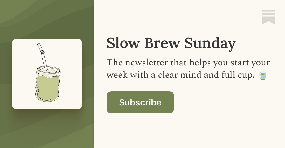 Slow Brew Sunday | Jules Acree | Substack