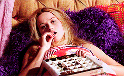 Image result for legally blonde chocolate gif