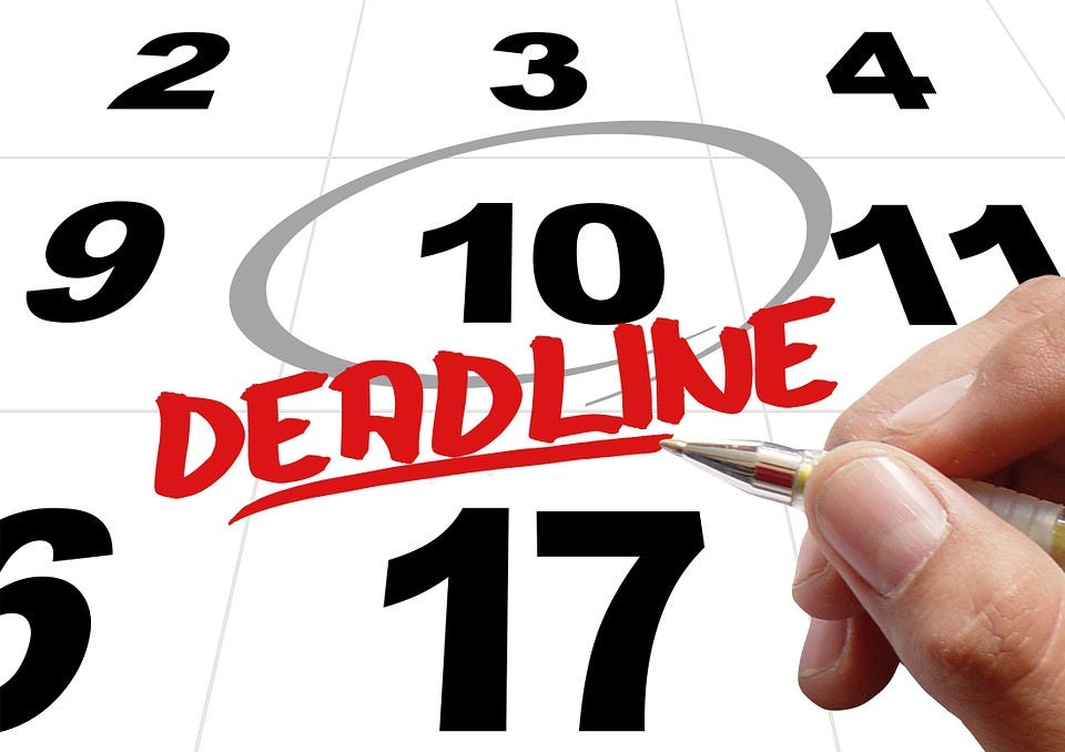 deadline deadline