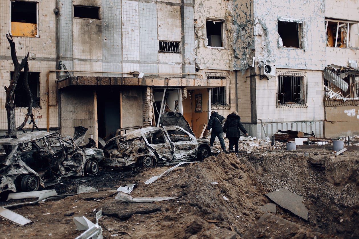 Mariupol, Ukraine — May 1, 2022: Russia’s war in Ukraine. Mariupol, Ukraine — May 1, 2022: Russia’s war in Ukraine.