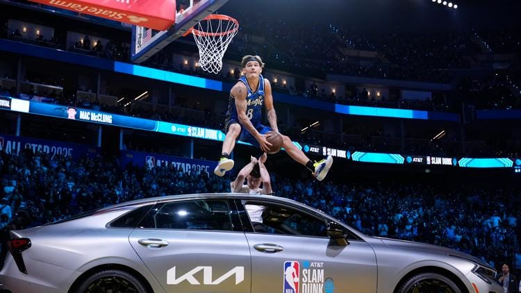 McClung dominates NBA dunk contest with perfect scores | king5.com