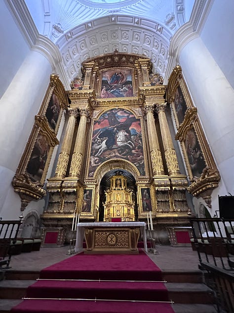 Pictures from inside the Monasterio de San Millán de la Cogolla.