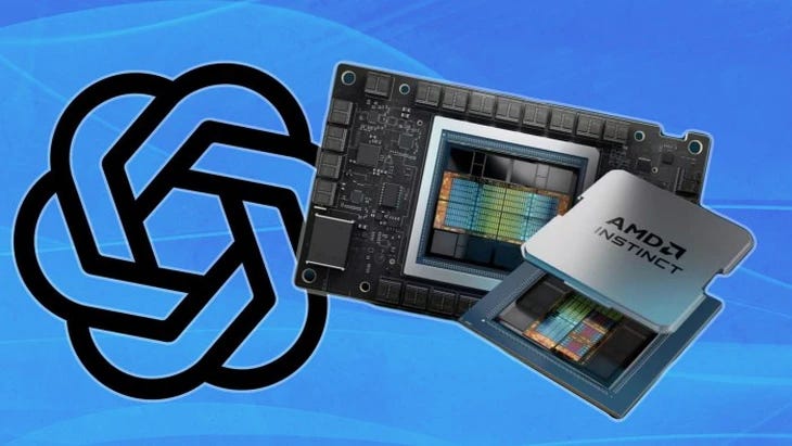 AMD firma un acuerdo plurianual para suministrar chips de IA a OpenAI