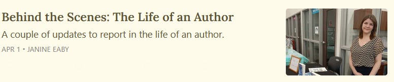 Behind the Scenes: The Life of an Author