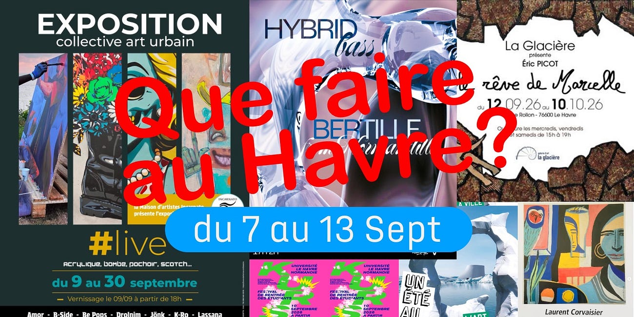 🗓️ Que faire au Havre du 7 au 13 septembre 2026 (+ ton agenda jusqu'à l'automne !)