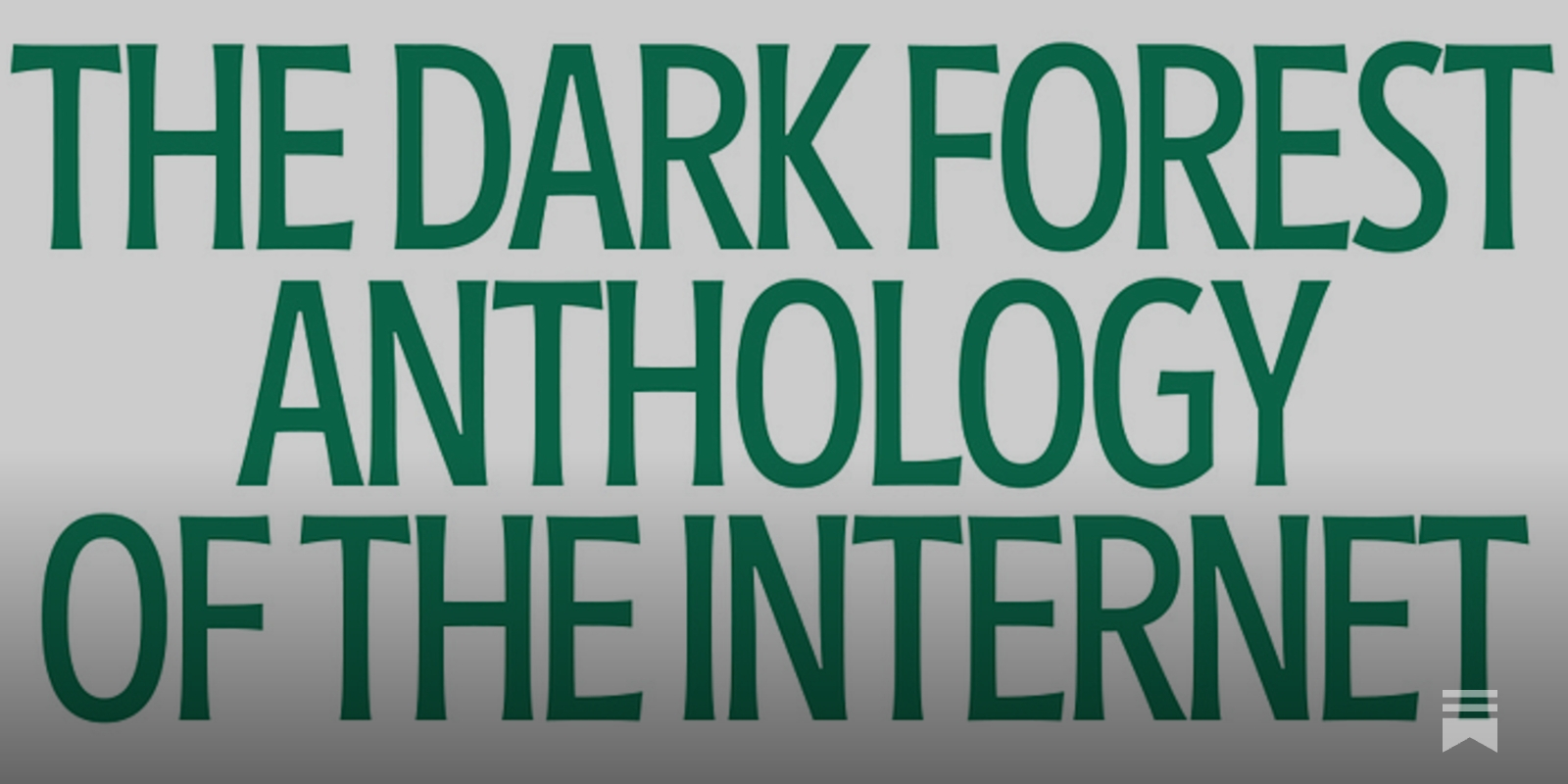 The Dark Forest Anthology - NEW MODELS