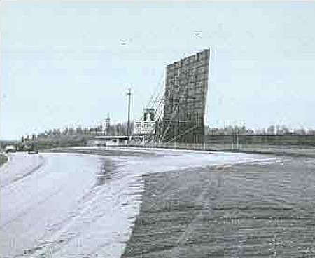 Billiken Drive-In movie theatre on Muldoon road in Anchorage, Alaska.