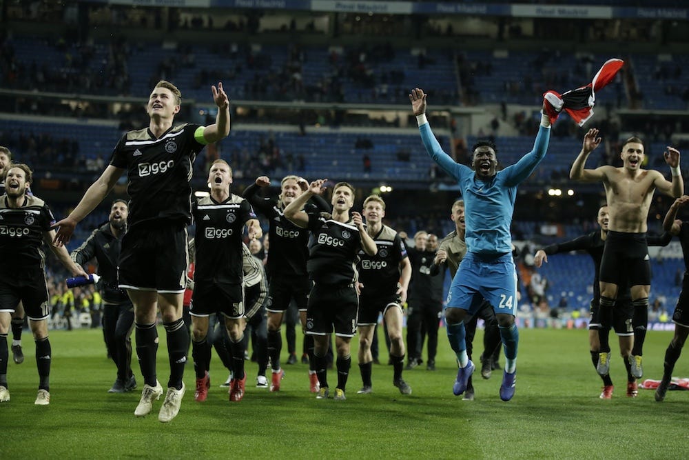 Ajax beat Real Madrid in sensational style to make Champions League quarter finals - DutchNews.nl Ajax beat Real Madrid in sensational style to make Champions League quarter finals - DutchNews.nl