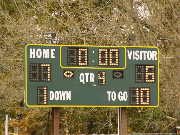20+ Scoreboard American Football Close Up No People Stock Photos, Pictures  & Royalty-Free Images - iStock