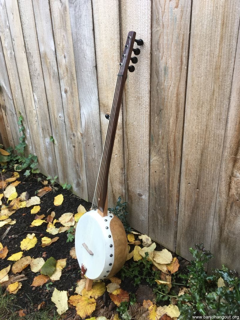 Gourd Banjo by Nate Calkins - Used Banjo For Sale at BanjoBuyer.com