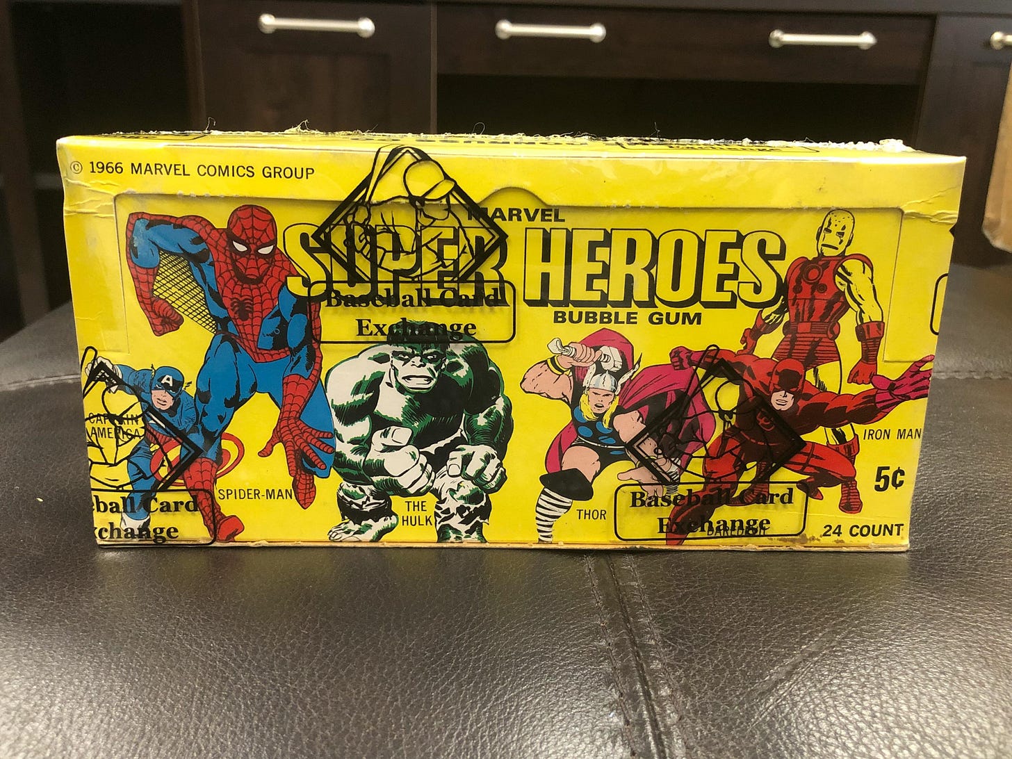 The original 1966 Donruss Marvel intact with 24 unopened packs. :  r/marveltradingcards