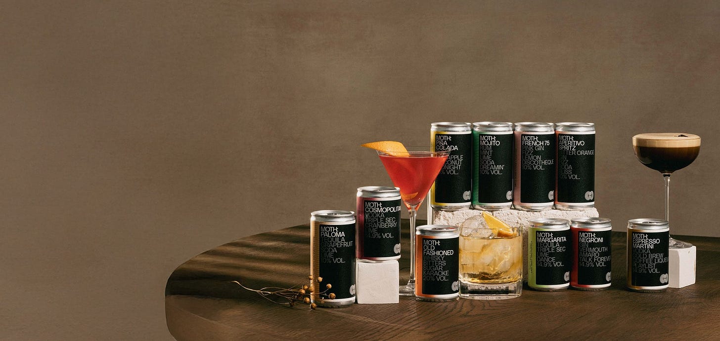 MOTH B-Corp: The Most Delicious Cocktails in a Can