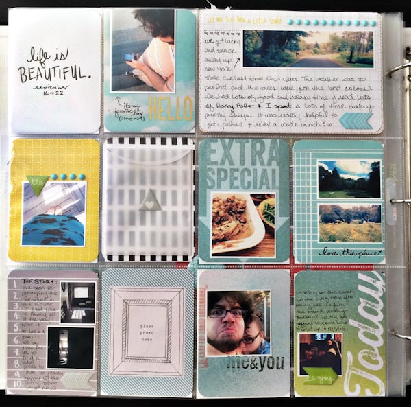 Project Life: September 16th to 22nd 2016rukristin_project_life_week_-2