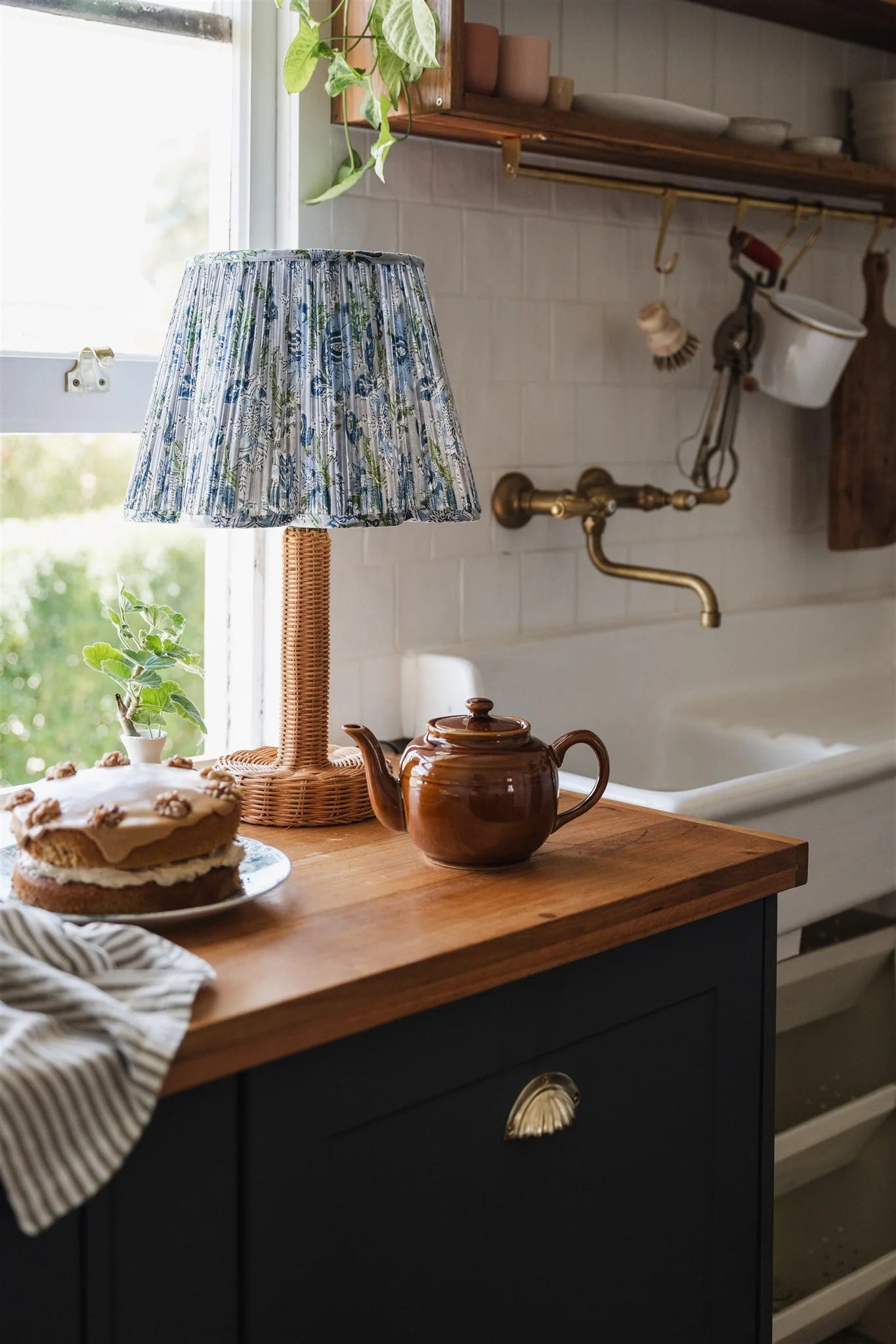 Pip and Haze pleated lampshade