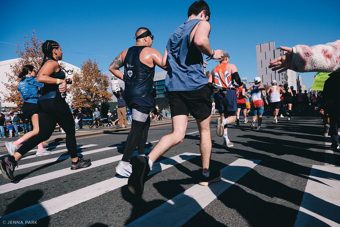 Watching the NYC Marathon