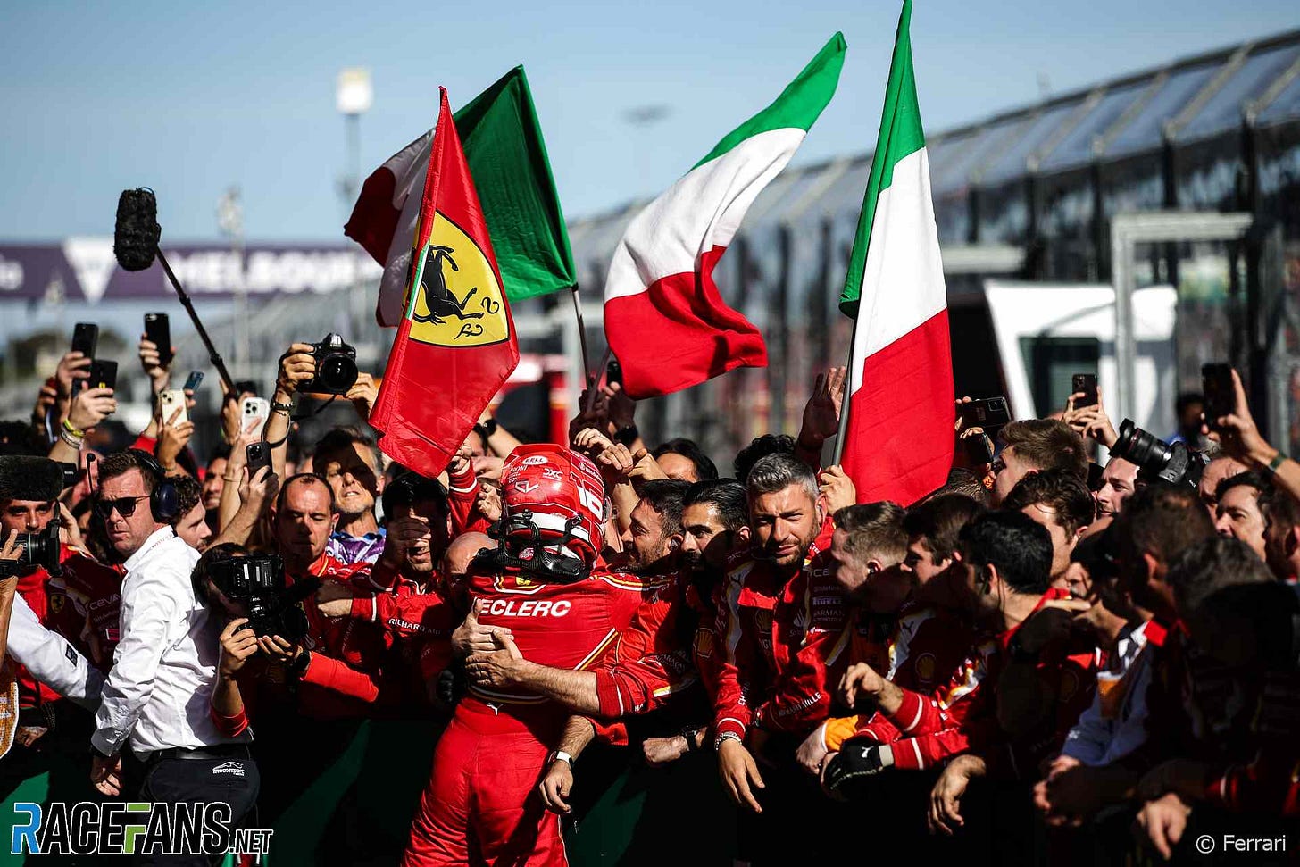 Charles Leclerc, Ferrari, Albert Park, 2024