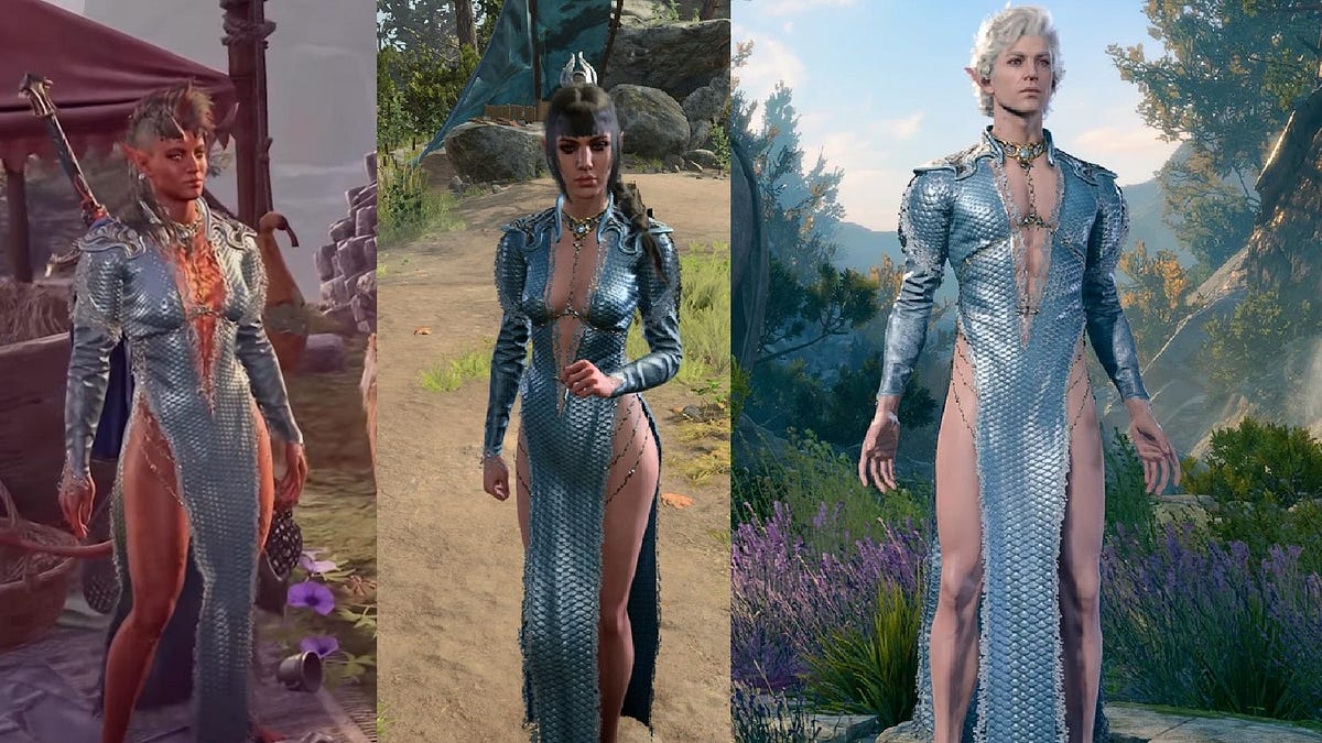 chinese dress ladies Baldur's Gate III Baldur s Gate 3 BG3 Shadowheart Wavemother's Robe Co