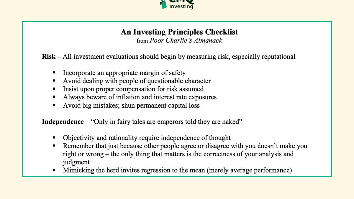 Charlie Taylor Checklist.pdf Charlie Munger Investing Checklist – Free PDF Download
