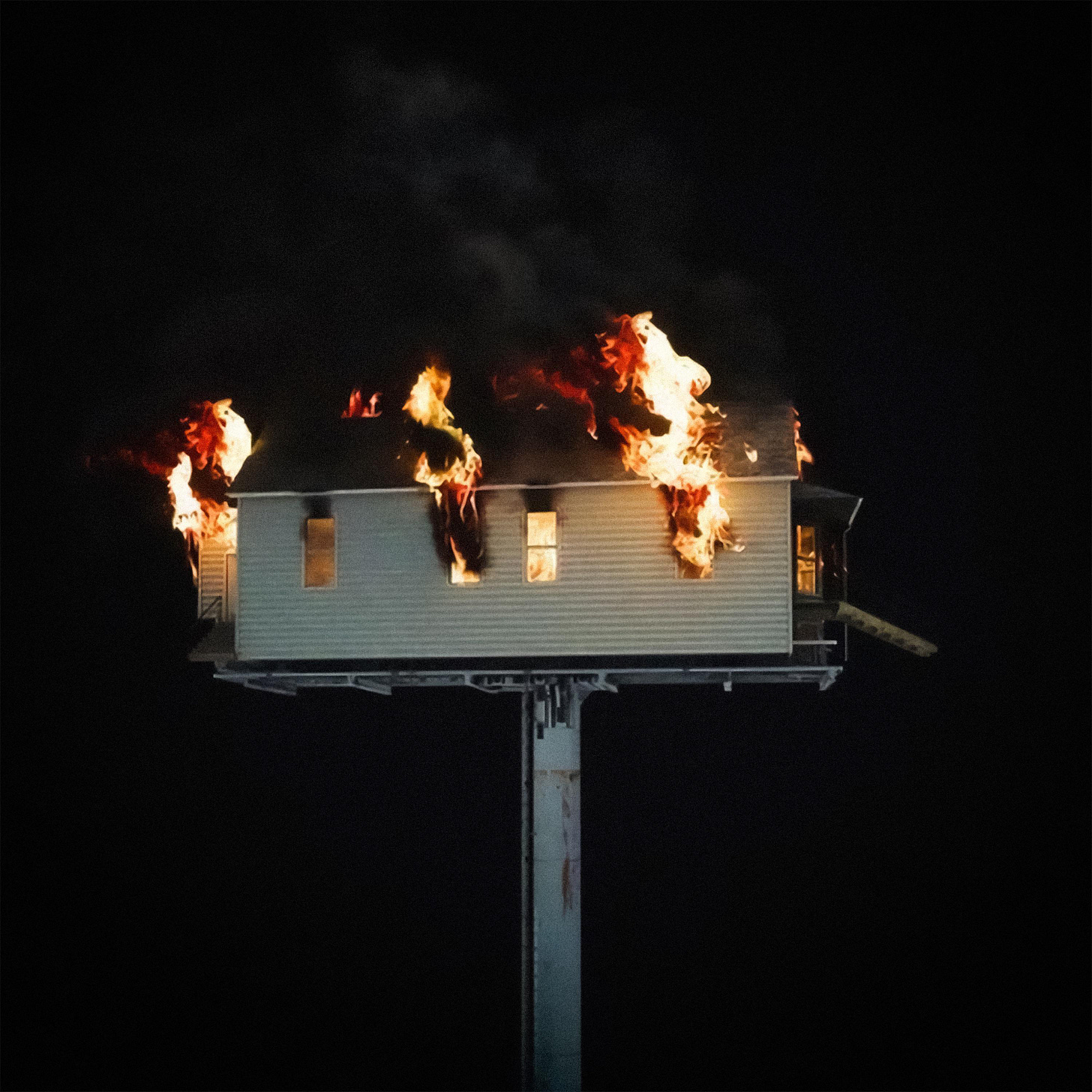 r/GoodAssSub - a house on fire at night.
