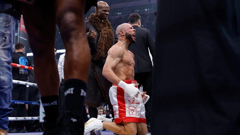 Chris Eubank Jr beat Conor Benn by unanimous decision. Pic: Reuters