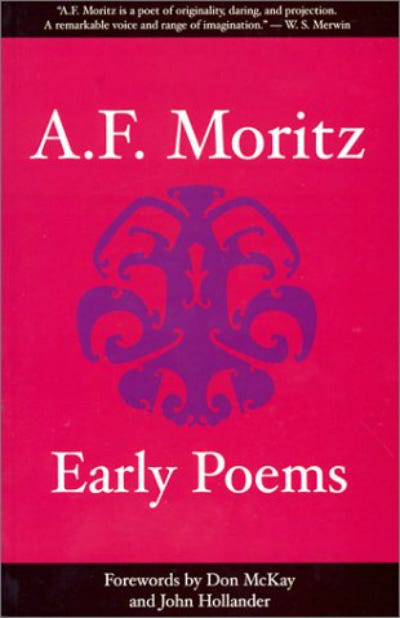 Cover image for Early Poems, featuring white text and a purple mandala on a magenta background