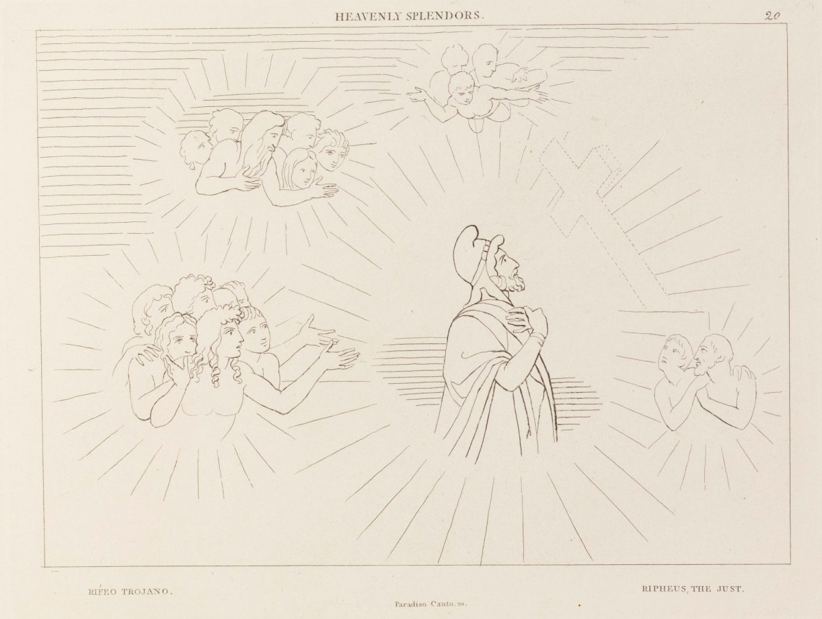 John Flaxman RA, 'Heavenly Spendors' (from The Divine Comedy, Paradise)