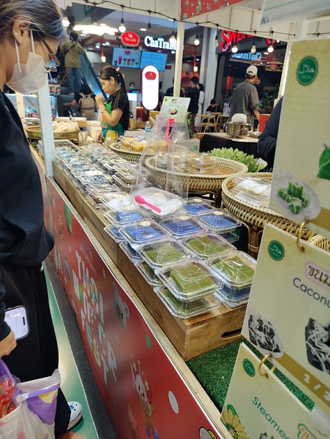 assorted Thai desserts