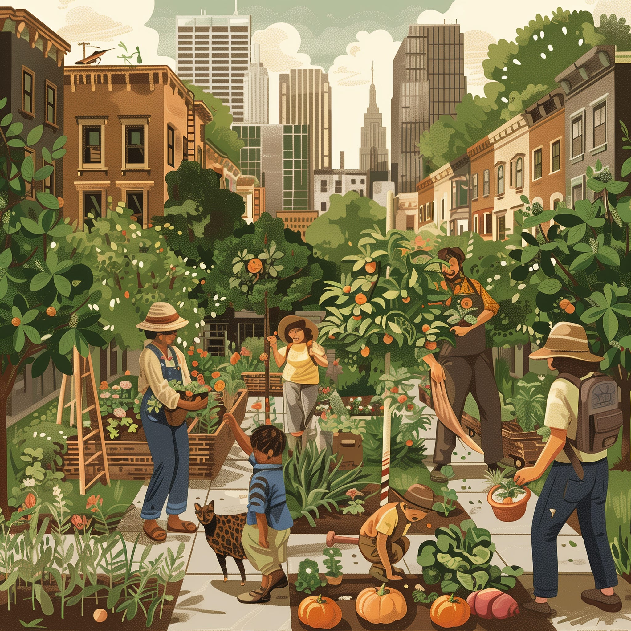 Urban homesteaders — solarpunk in practice