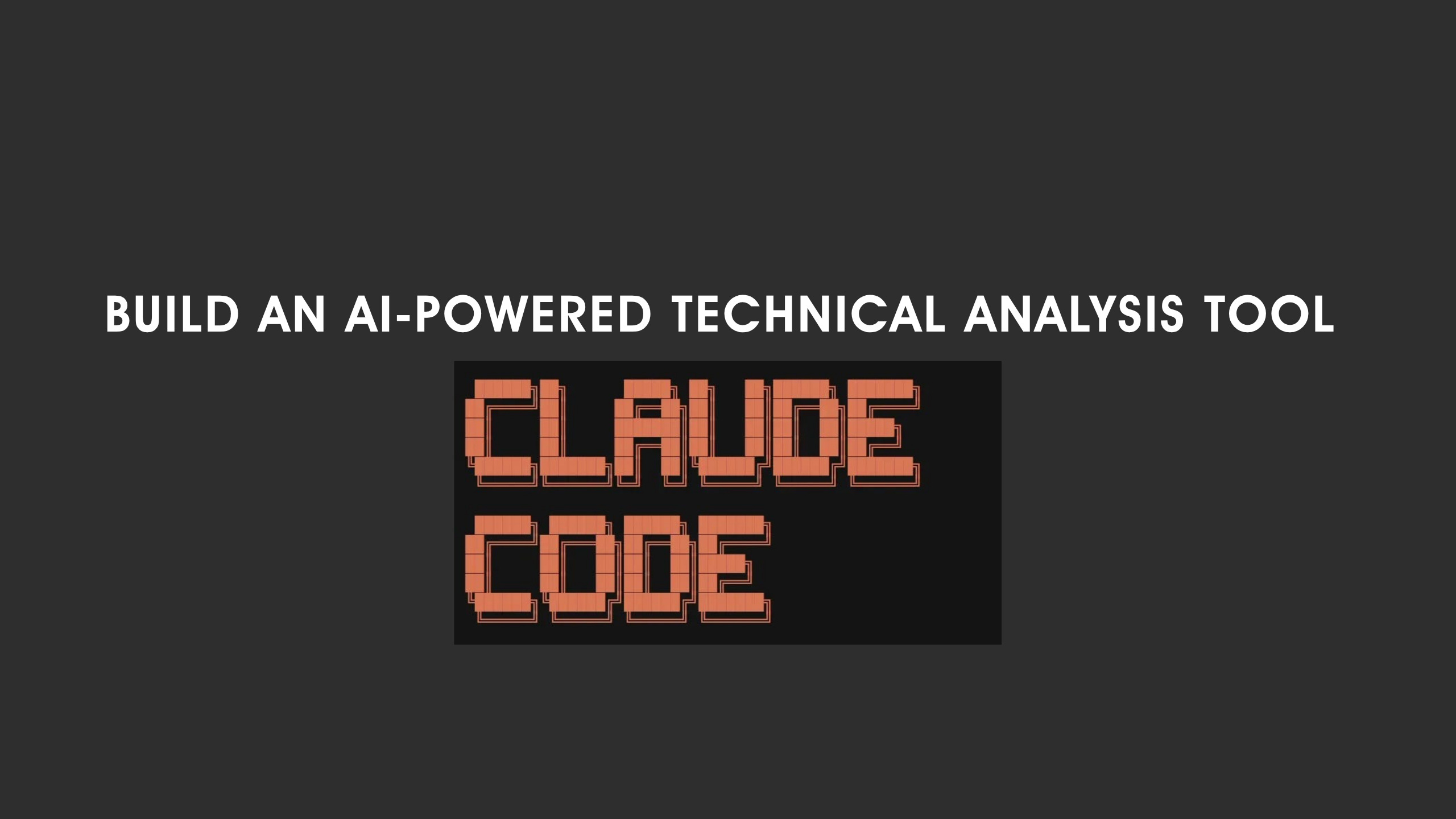 Building Ai Chart Analyzis Using Claude Code - by Weng Honn