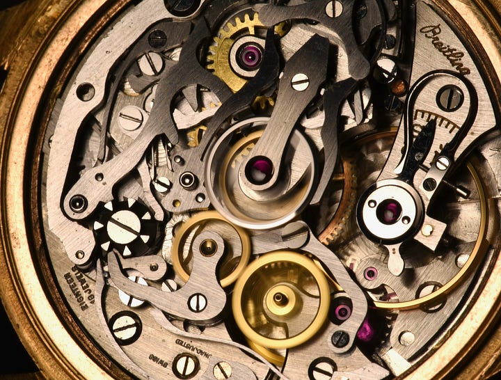 Vintage Breitling Duograph split seconds chronograph