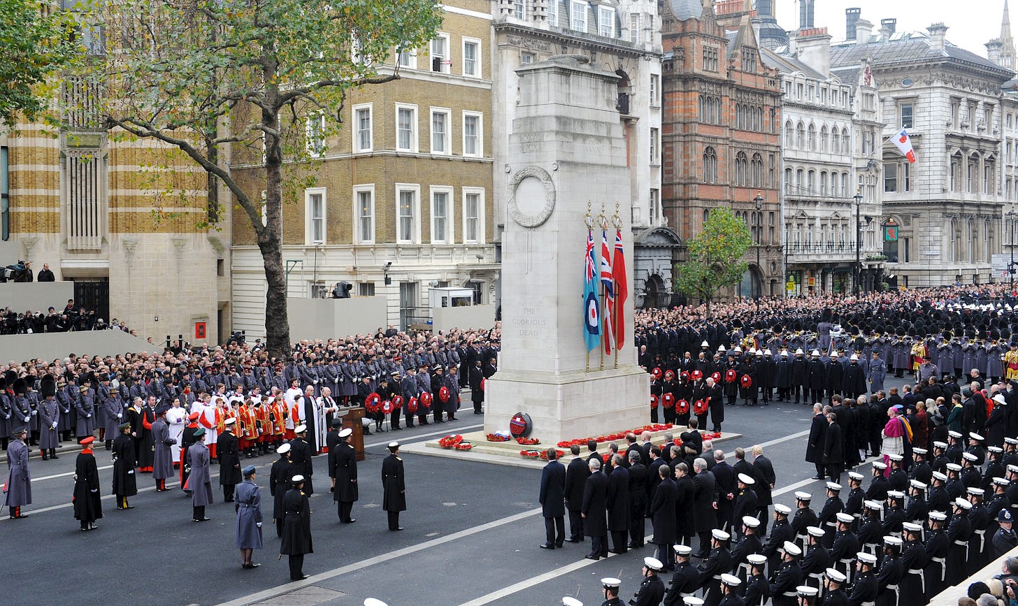 File:Wreaths Are Laid at the Cenotaph, London During Remembrance Sunday  Service MOD 45152052.jpg - Wikimedia Commons