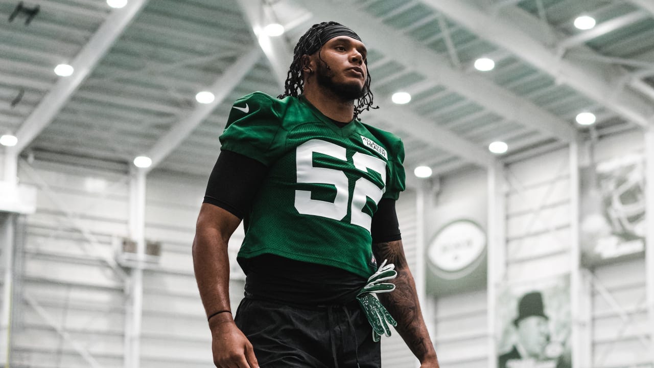 Jets' Jermaine Johnson: 'No Pretty Boy Work in the Trenches' Jets' Jermaine Johnson: 'No Pretty Boy Work in the Trenches'