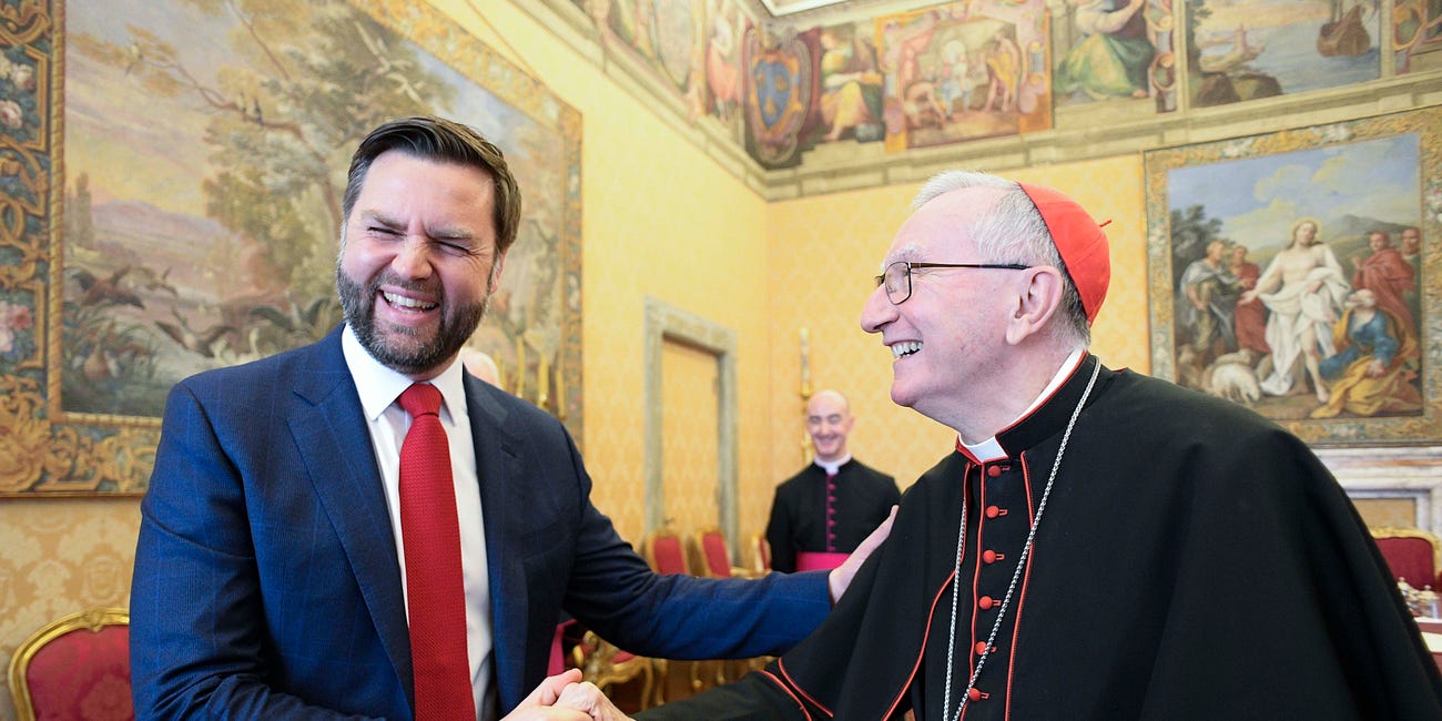 JD VANCE SEEKS FORGIVENESS AT THE VATICAN.