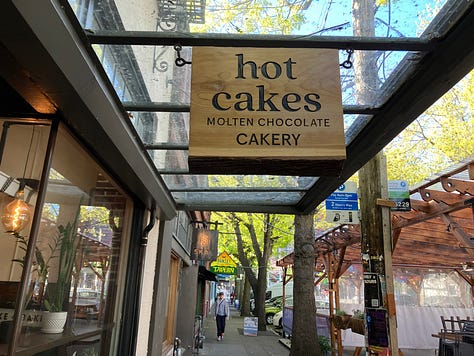 Street murals and molten chocolate hot cakes