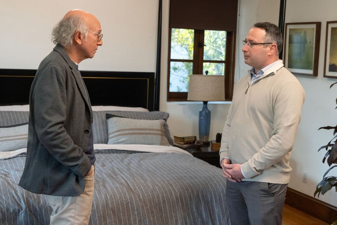 Not even Vindman survives Larry David's moral universe