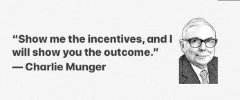 Incentives Drive Behavior As Charlie Munger famously said: "Show me the  incentives & I'll show you the outcome." Your team will do what you  incentivize them to do. Design incentives around the