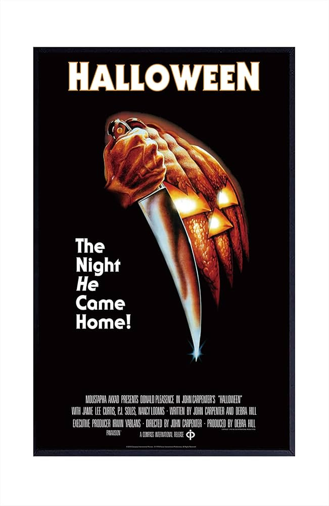 Christ-EZ John Carpenters Halloween (1978) Classic Horror Movie The Night  He Came Home! Cool Wall Decor Art Print posters for room aesthetic- Matte  ...