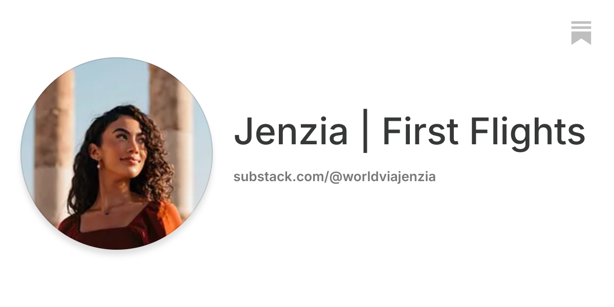 Jenzia | First Flights | Substack