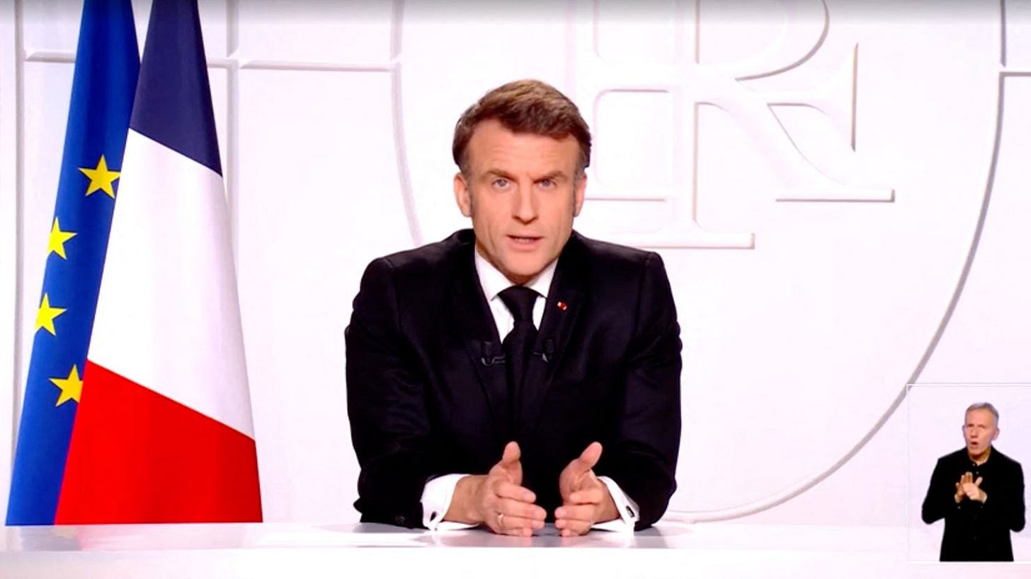 French President Emmanuel Macron warned that Europe was “entering a new era,” and that it would be “folly” to remain a “spectator” to the threat from Russia French President Emmanuel Macron warned that Europe was “entering a new era,” and that it would be “folly” to remain a “spectator” to the threat from Russia