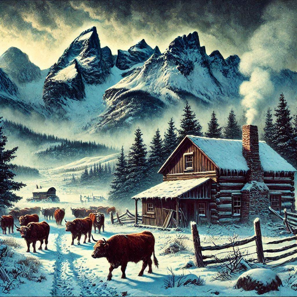 the cold snap of 1887 on the catlle ranges of montana and wyoming