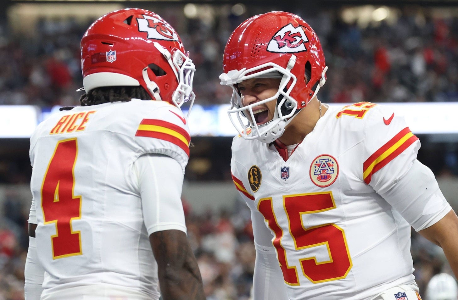 Rashee Rice und Patrick Mahomes Rashee Rice und Patrick Mahomes