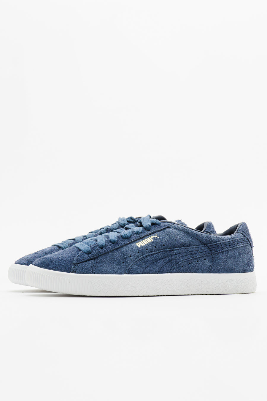 Puma Suede Vintage Hairy Suede Sneaker in Peacoat/Puma White - Notre