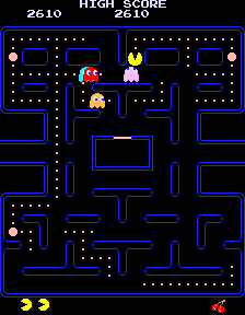 Main example screen of Pac Man Main example screen of Pac Man