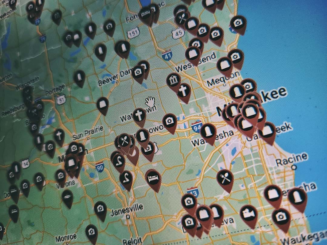 Become a member on Patreon to access this interactive map of weird Wisconsin destinations